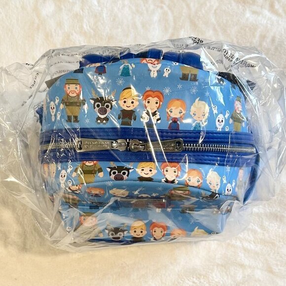 NWT RARE Disney Loungefly Frozen Characters Mini Bag Backpack - Picture 6 of 12